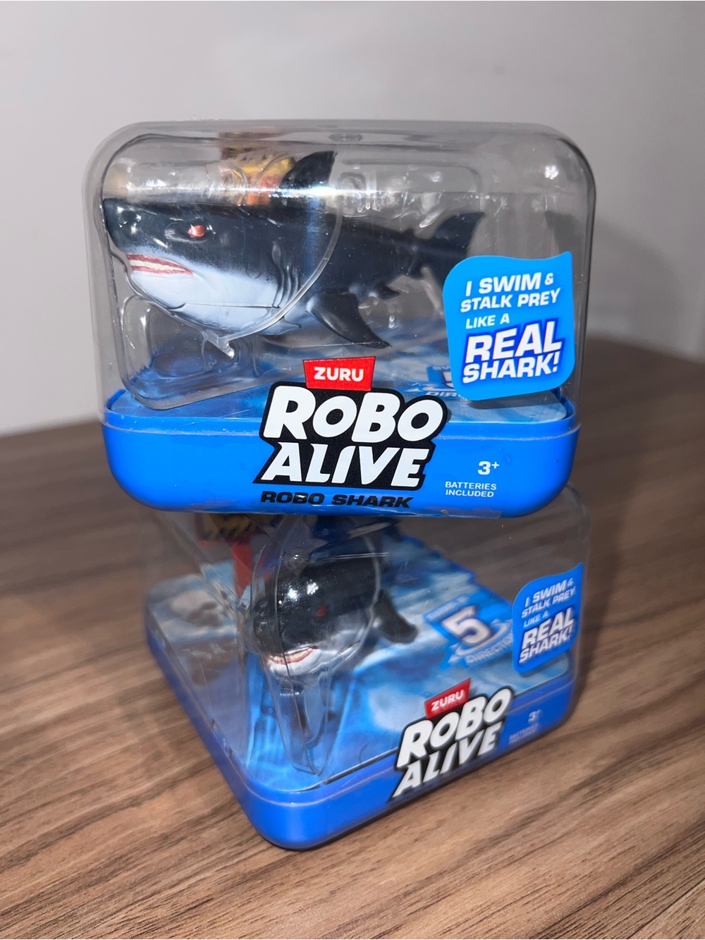 Robo Alive Kids Swim Shark Toy - Black/White